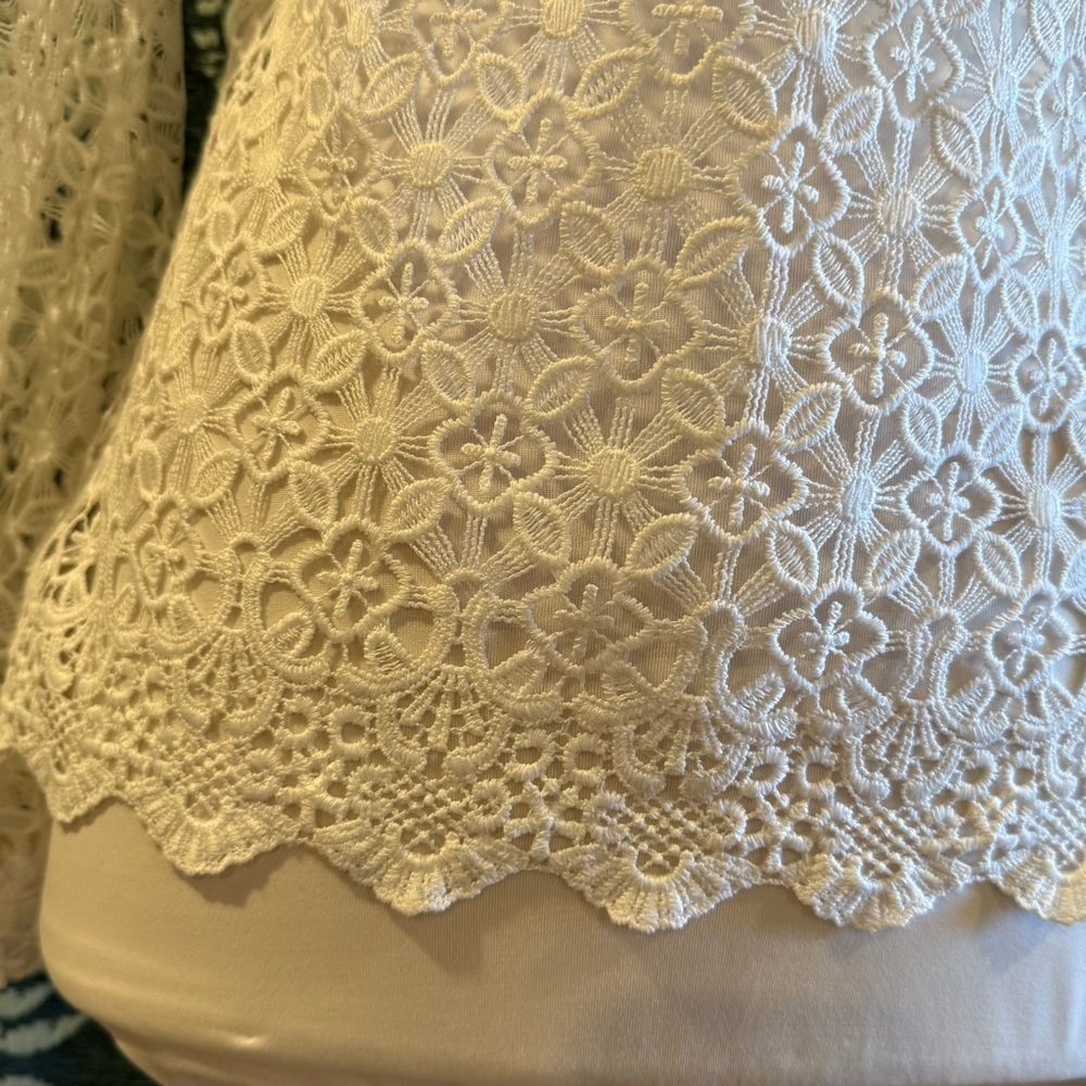 Express White Lace Top-Shell Only - Picture 12 of 15